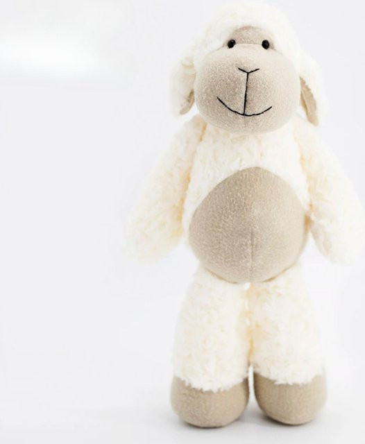 Kidsly Schaf-Alpaka-Plüschpuppe, weiß, ab 0 Jahre - Bild 1