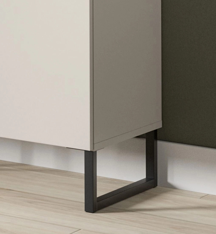 Inn.Furn Highboard Morena in Kaschmir und Schwarz, Breite: 150 cm, Höhe: 112 cm - Bild 3