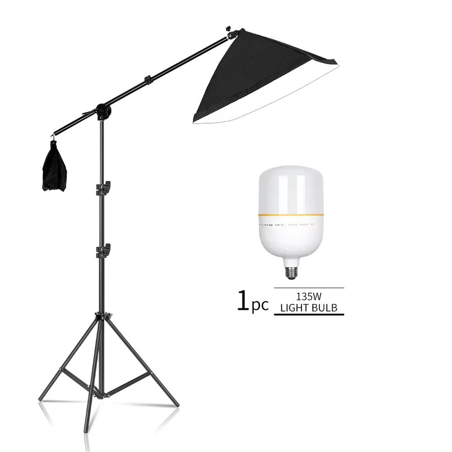 Professionelles Fotografie-Softbox-Beleuchtungsset in Schwarz mit 50 x 70 cm Dauerlichtsystem für dein Fotostudio - Bild 2