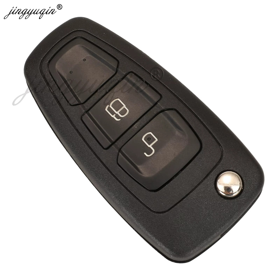 Modifizierter Fernbedienungs-Autoschlüssel von jingyuqin in Schwarz für Ford B/C/S-Max Focus Mondeo Kuga Fiesta Ecosport Galaxy Transit 315/434MHz ASK 4D60/4D63 5WK48791 - Bild 3