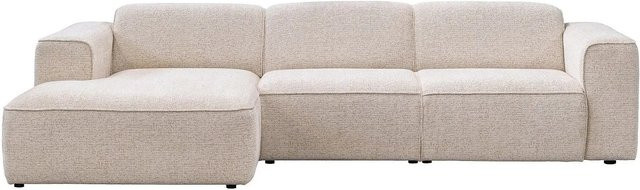 Vente-unique Ecksofa Tejami in Beige ohne Schlaffunktion mit Stoffbezug, Breite: 322 cm - Bild 1