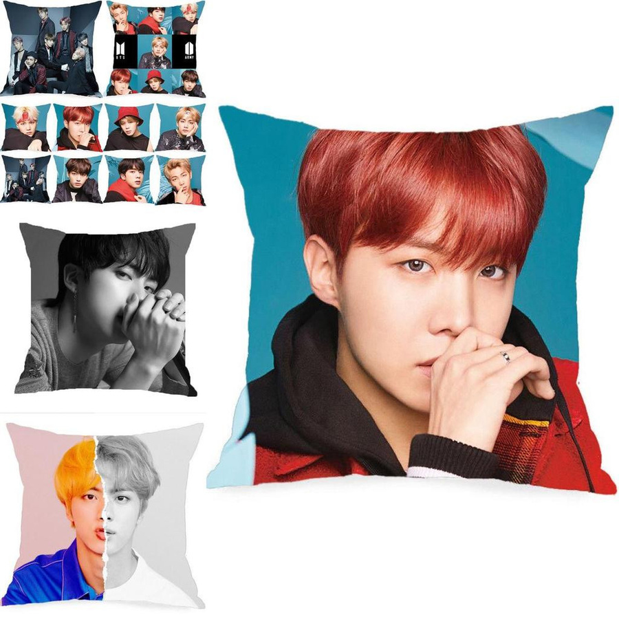 Bangtan Boys BTS Face Yourself Kissenbezug Black RM, Pfirsichhaut-Material, 45 x 45 cm - Bild 7