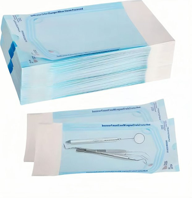DENTWORLD Sterilisationsbeutel für Nagelwerkzeuge, 200 Stück - Bild 1
