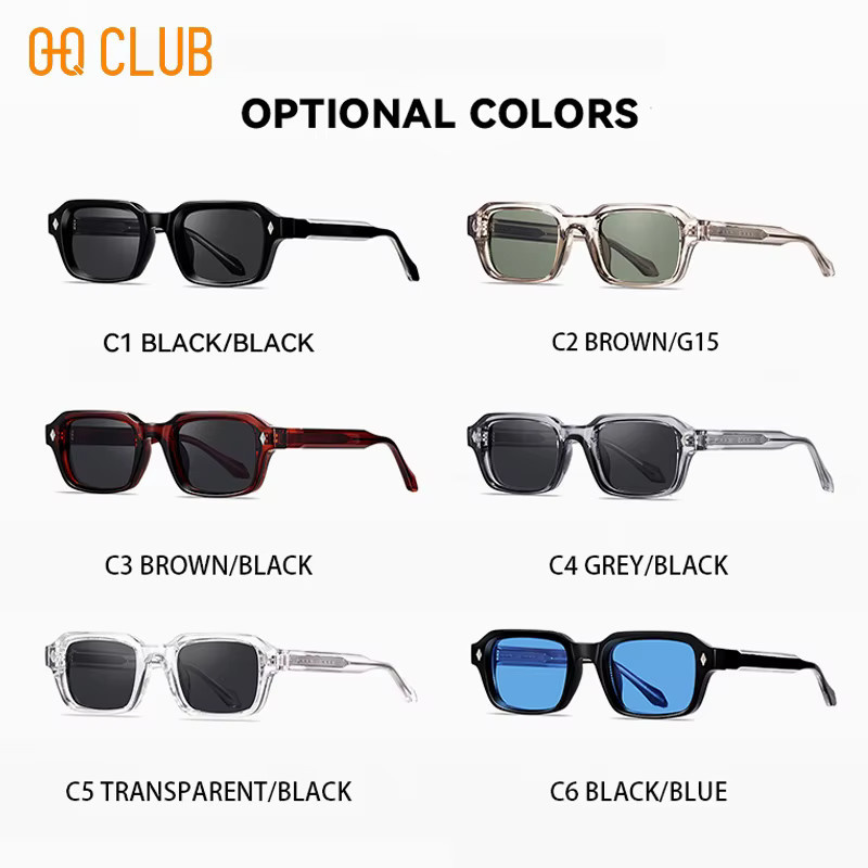 O-Q CLUB Sonnenbrille, Vollrand, Square, Kunststoff, Schwarz, Unisex - Bild 3