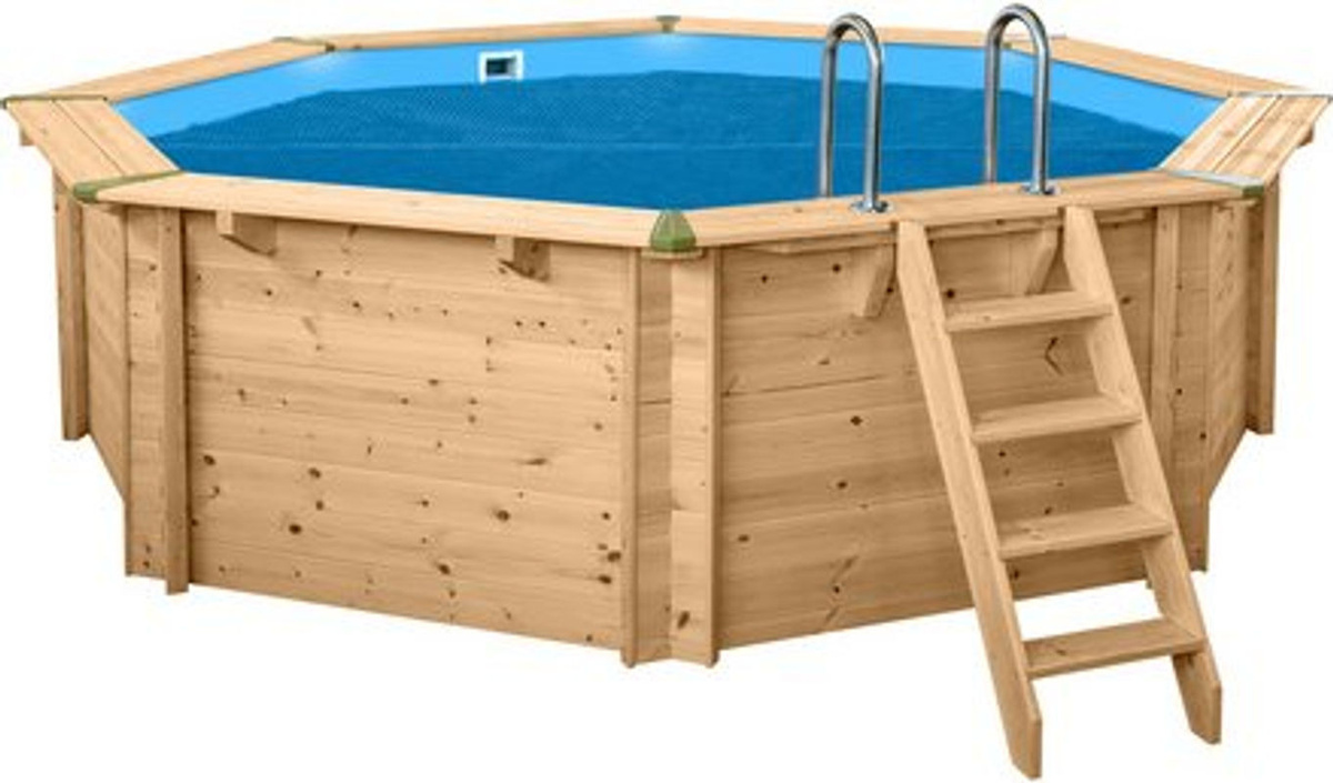 INTERLINE Poolabdeckung Spruce in Blau mit einem Durchmesser von 5,30 m - Bild 1