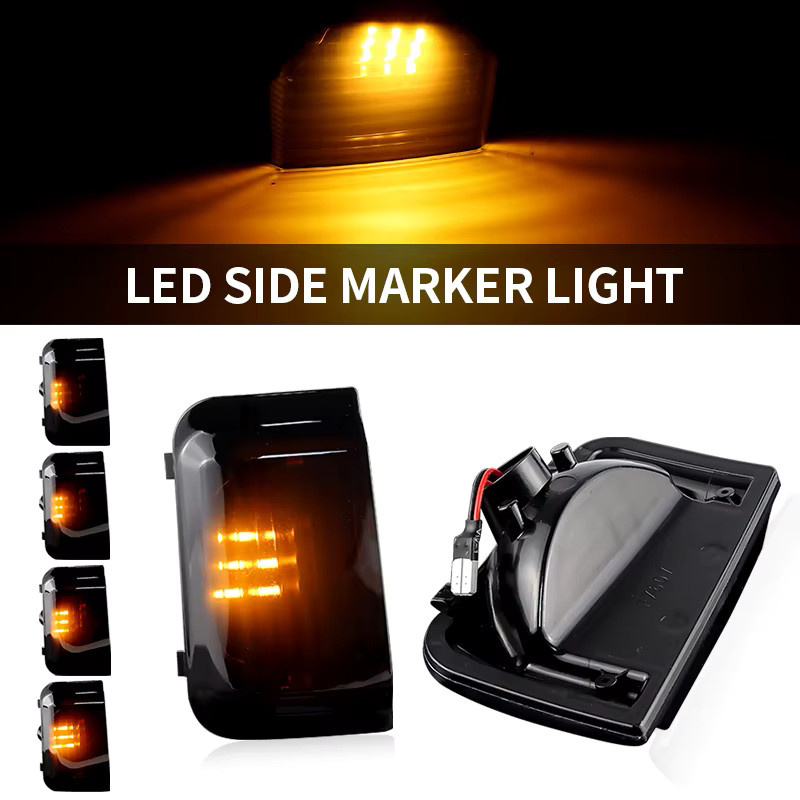 APMATAUTO Dynamische LED Blinker für Peugeot Boxer, Fiat Ducato und Citroen Relais ab 2006, Rückspiegel Blinkerleuchten in Schwarz, 2er Set - Bild 2