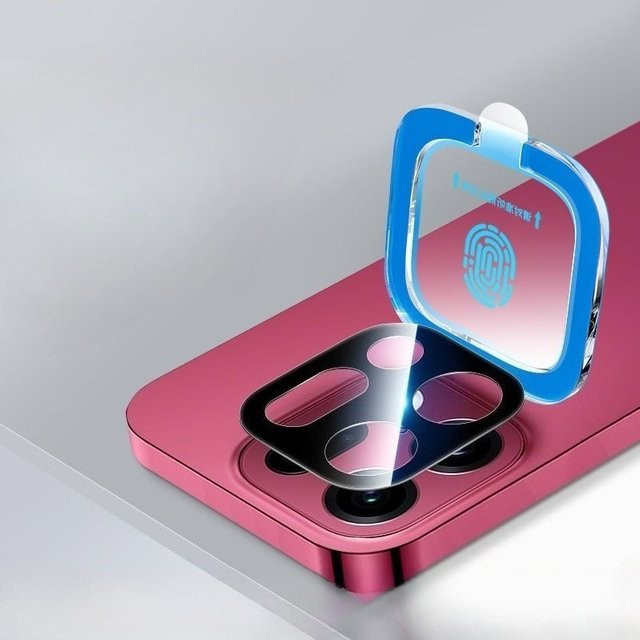 OPPO Find X9 Pro Kamera Objektiv Schutz Glas mit Schutzring in Transparent - Bild 1