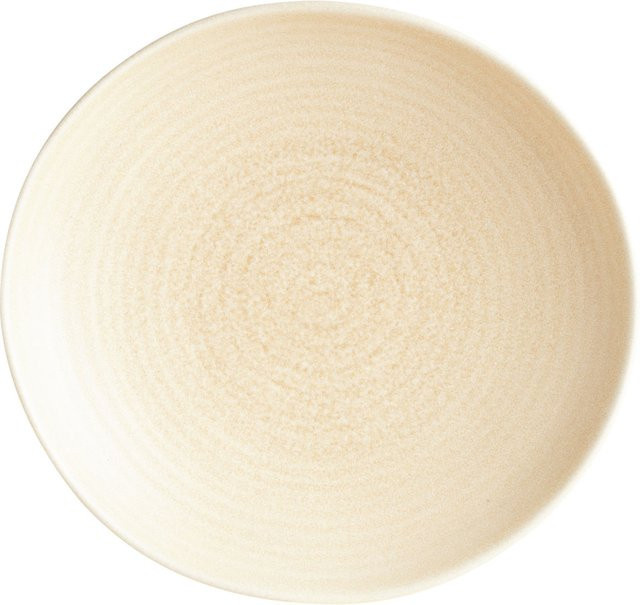 Bonna Teller tief Mirage Ripple aus Porzellan, beige, rund, 6er Pack, Durchmesser: 26 cm, Höhe: 5,3 cm, 1000 ml - Bild 1