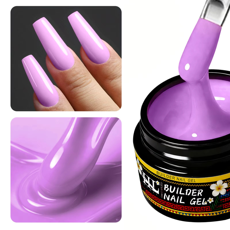 HLGEL Nagelverlängerungsgel, Transparent, 20g - Bild 2