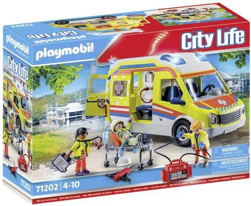 Playmobil City Life Rettungswagen mit Licht und Sound - Bild 1