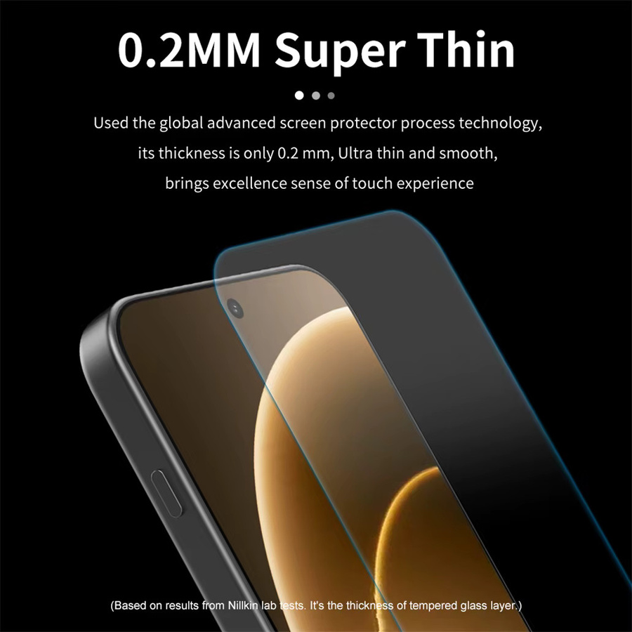 Nillkin Displayschutz aus gehärtetem Glas H+PRO für OnePlus 15, transparent, 0,2 mm Stärke - Bild 2