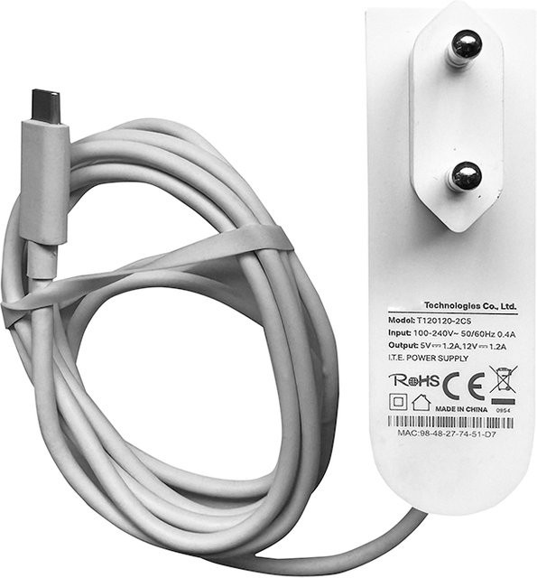 TP-Link USB-C Netzteil für Deco P7 und Deco M5 V1, Ladegerät 12V 1,2A, Farbe: Weiß - Bild 1