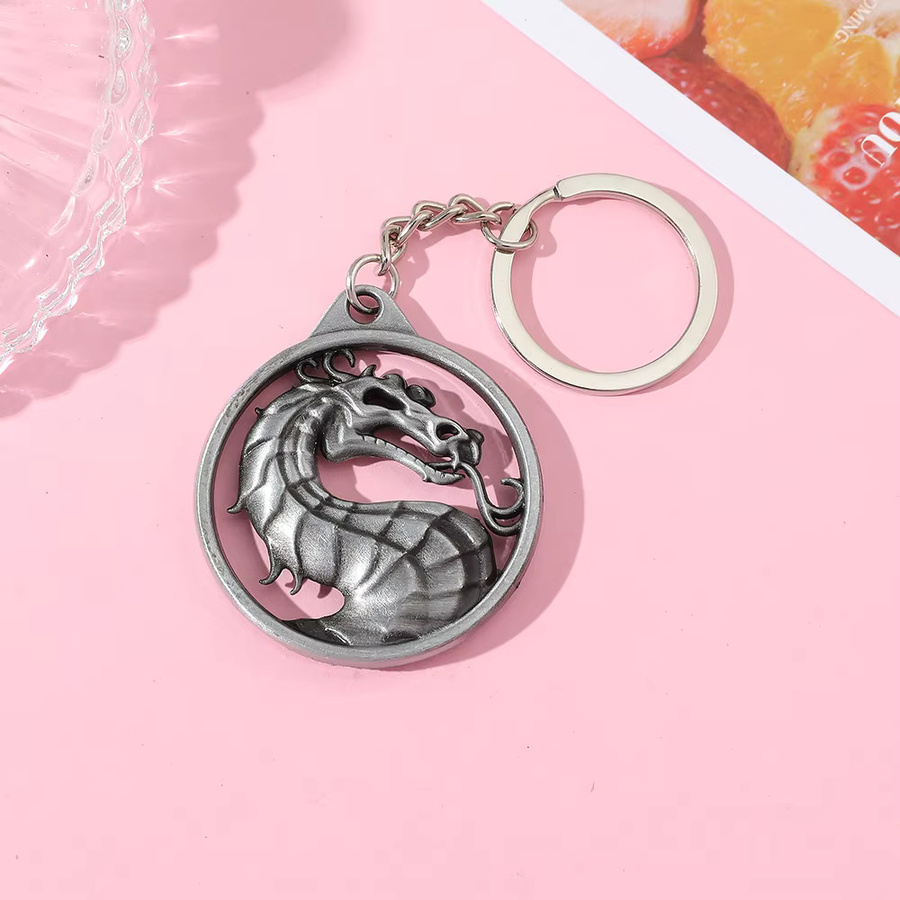 Bandai Schlüsselanhänger Metall-Legierung, Drachen-Totem, Herren - Bild 2