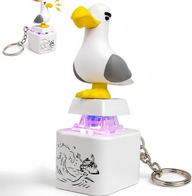 Linyi toy Schlüsselanhänger Möwe, weiß, Unisex - Bild 1