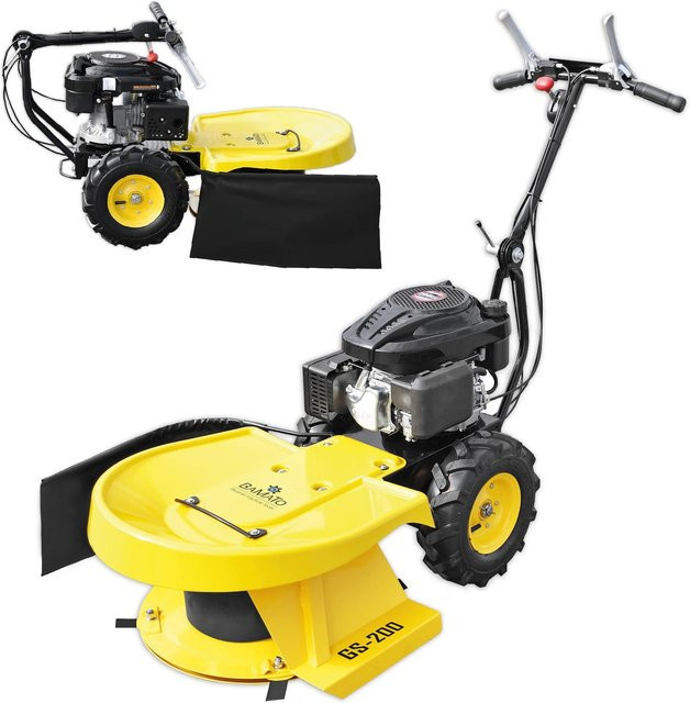 BAMATO Hochgrasschneider Kreiselmäher GS-200 mit Loncin Benzinmotor, 4 Klingen und Reversierstarter, Schnittbreite: 58 cm - Bild 1