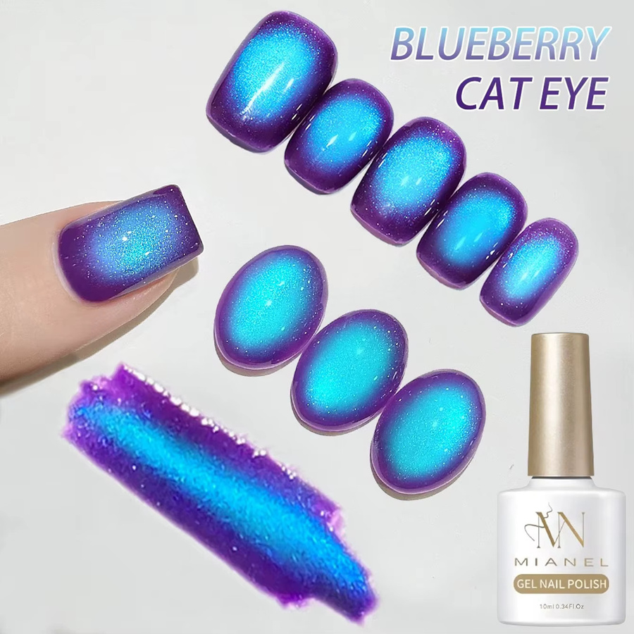 MIANEL Nagellack, Blau-Violett, Schimmernd - Bild 2