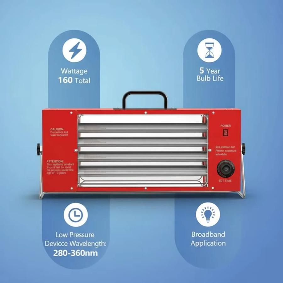 Jitesy UV-Bräunungslampe für Körper und Gesicht, 160W, Unisex - Bild 3