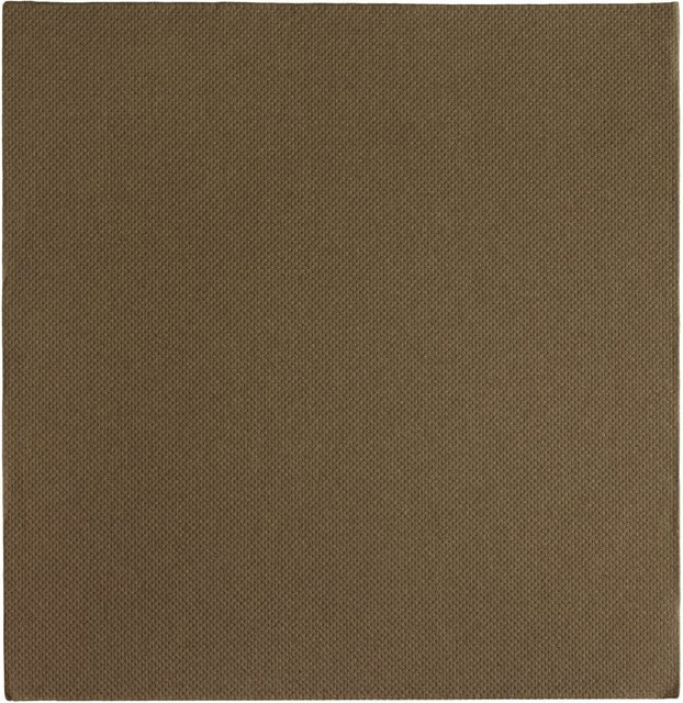 GARCIA DE POU Serviette Dubo aus Papier, braun, 50 Stück, B: 39 cm, L: 39 cm - Bild 1