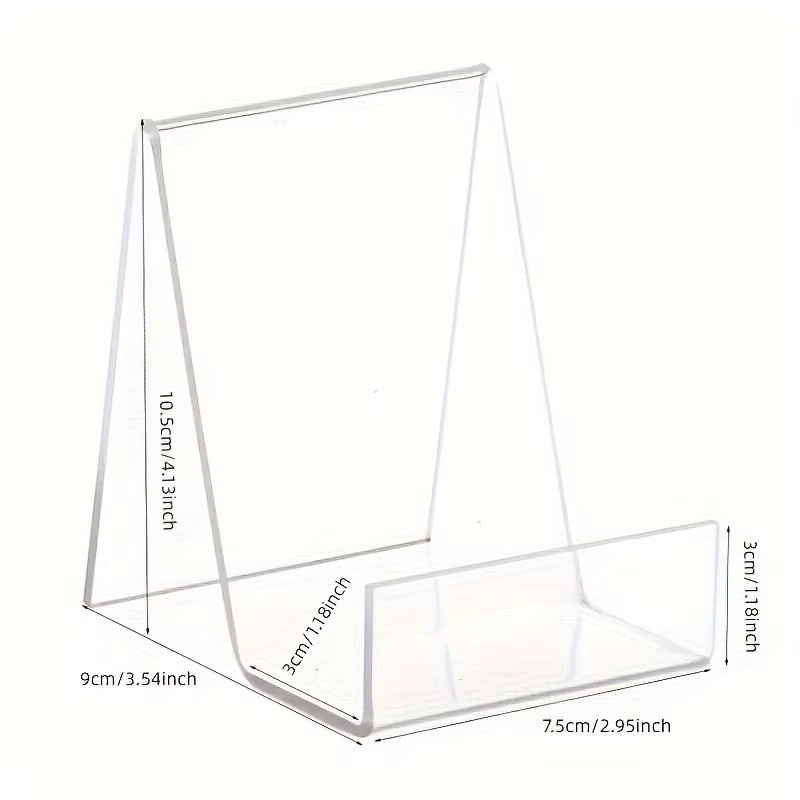 Transparenter Acryl-PVC-Buchständer als robustes Präsentationsregal für Bibliotheken und Einkaufszentren - Bild 1