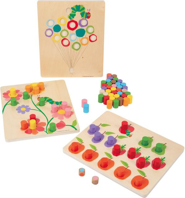 Farbenspiel Raupe Nimmersatt, Holz, bunt / mehrfarbig - Bild 1