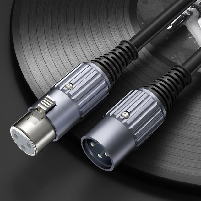 NIERBO XLR Mikrofonkabel mit XLR-Stecker zu XLR-Buchse für Shure SM Mikrofone - Bild 1