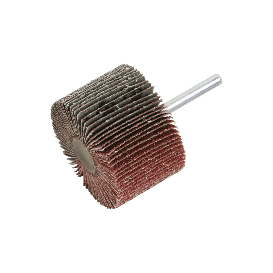 LUX-TOOLS Lamellenschleifer für Metall, Braun, Durchmesser: 60 mm, Breite: 40 mm - Bild 2