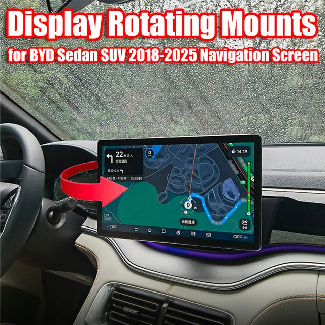 RedBoat Rotierender Display Halter für BYD Atto 3, Dolphin, Song, Tang und Han zur Schwenk- und Kippfunktion des zentralen Bildschirms und GPS-Displays - Bild 1