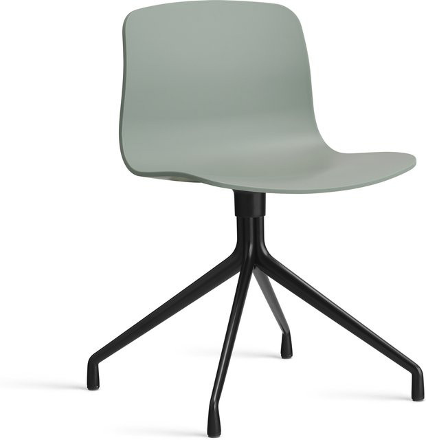 HAY About A Chair AAC 10 Drehstuhl aus Kunststoff in Grün Matt - Bild 1