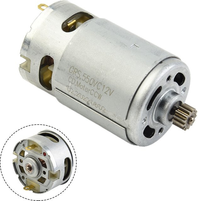 Bosch Ersatzmotor für GSR 10,8-2 V-LI und GSR 12 DC Akku-Schrauber in Silber - Bild 1