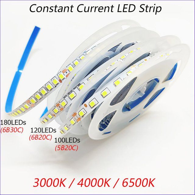 COMPYI Flexibler SMD2835 LED-Streifen, 5 Meter, Single Color Weiß, 7mm Breite - Bild 1