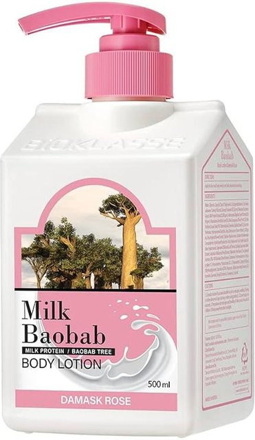 Milk Baobab Körperlotion Damaszener Rose, 500 ml, Unisex - Bild 1