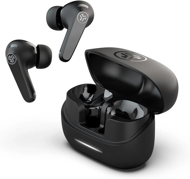 JLab JBuds Pods ANC TWS In-Ear Kopfhörer mit Bluetooth und USB-C in Schwarz - Bild 1