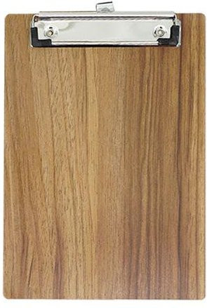 Tragbare Klemmbrett Schreibunterlage aus Holz und Hartfaserplatte von Yiran Furniture in Beige und Braun für Büro und Schule - Bild 1