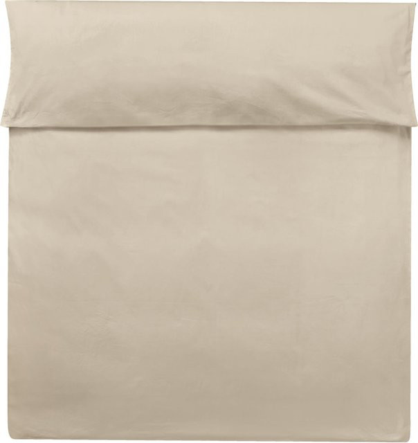 Bettbezug Erwin M. Scalea aus Baumwolle in Mako-Satin, Beige, Breite: 155 cm, Länge: 220 cm - Bild 1