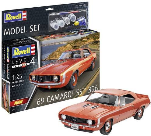 Revell Bausatz Chevrolet 69 Camaro SS 396 Automodell im Maßstab 1:25 - Bild 1