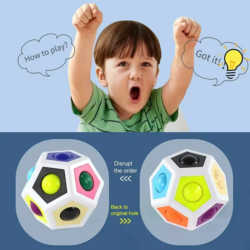 soulbao Magischer Regenbogenball, Puzzle, Bunt / Mehrfarbig - Bild 3