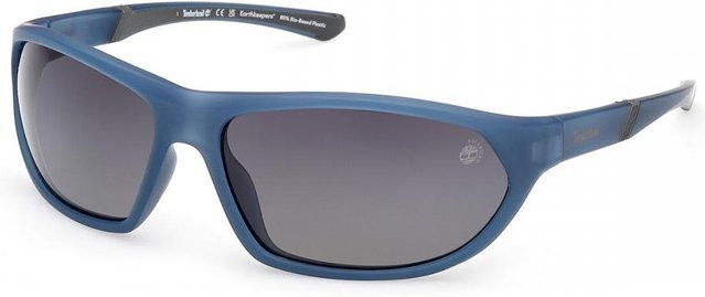 Timberland Tb00035 Sonnenbrille, Herren, Vollrand, rechteckig, grau, polarisiert - Bild 1