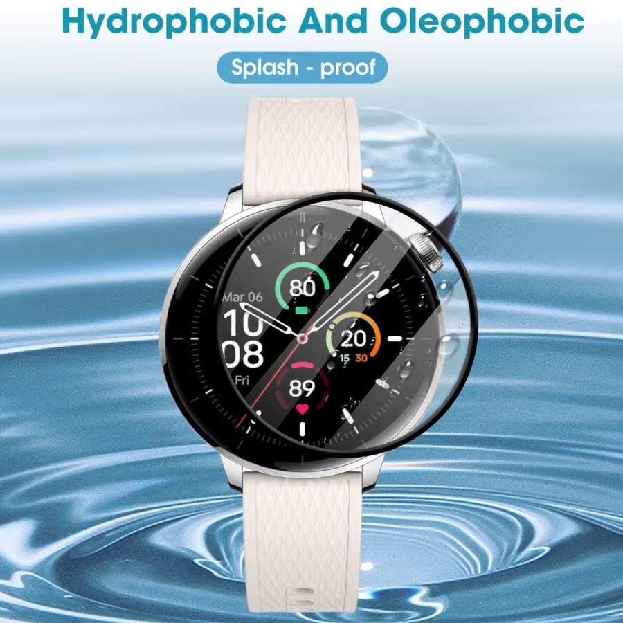 BAPPSUS Hydrogelfolie und Verbundfolie Displayschutzfolie für OnePlus Watch 3 43 mm, transparent - Bild 5