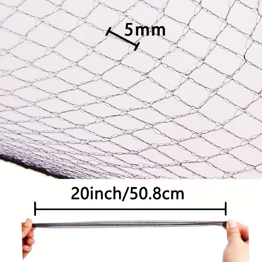 Nylon-Haarnetz für Dutthaar, 20 Stück, Schwarz, 5 mm - Bild 3