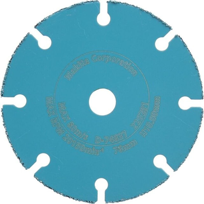 Makita Universal Trennscheibe in Blau, Durchmesser: 76 mm - Bild 2