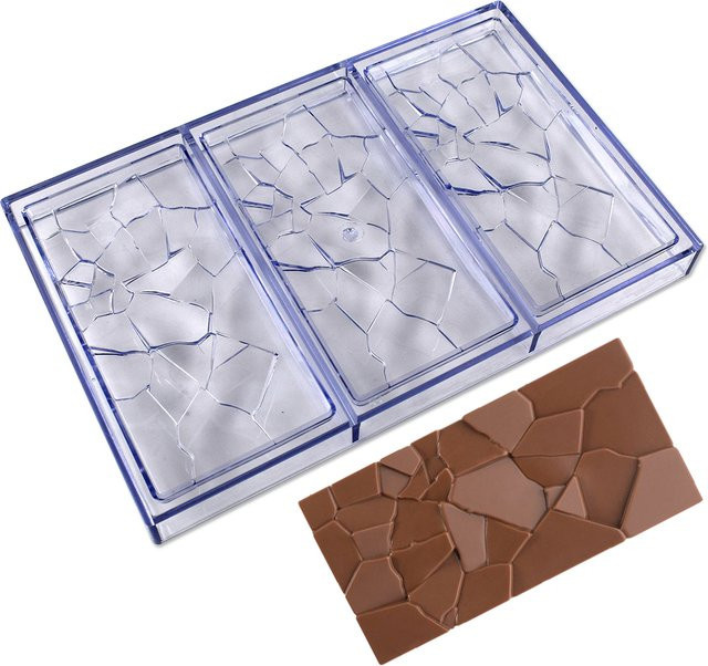 ALICAKE Pralinenform aus Kunststoff für Riegel und Bonbons, transparent, rechteckig - Bild 1
