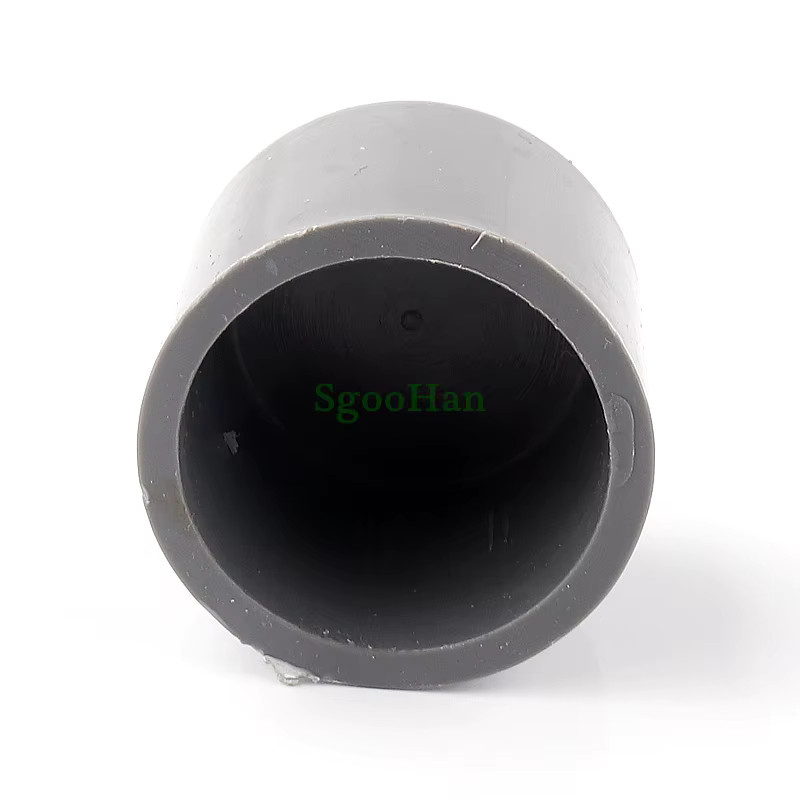 SgooHan PVC-Rohrendkappen in Grau als Adapter und Endstopfen für Bewässerungssysteme und Hydroponik-Rahmen, ID 20–50 mm - Bild 3