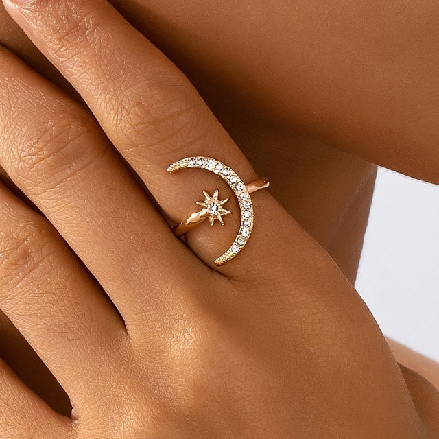 Ring Stern und Mond, Damen - Bild 1