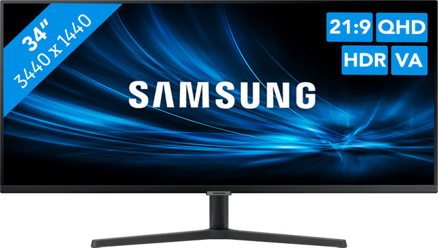 Samsung ViewFinity S5 S50GC LS34C500GAUXEN LED-Monitor, 34 Zoll, Ultra WQHD, VA-Panel, 100 Hz, Schwarz - Bild 2