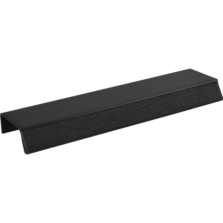 Furnipart Griffleiste Bench La für Aluminium in Schwarz mit Leder Schwarz, Länge: 200 mm - Bild 2