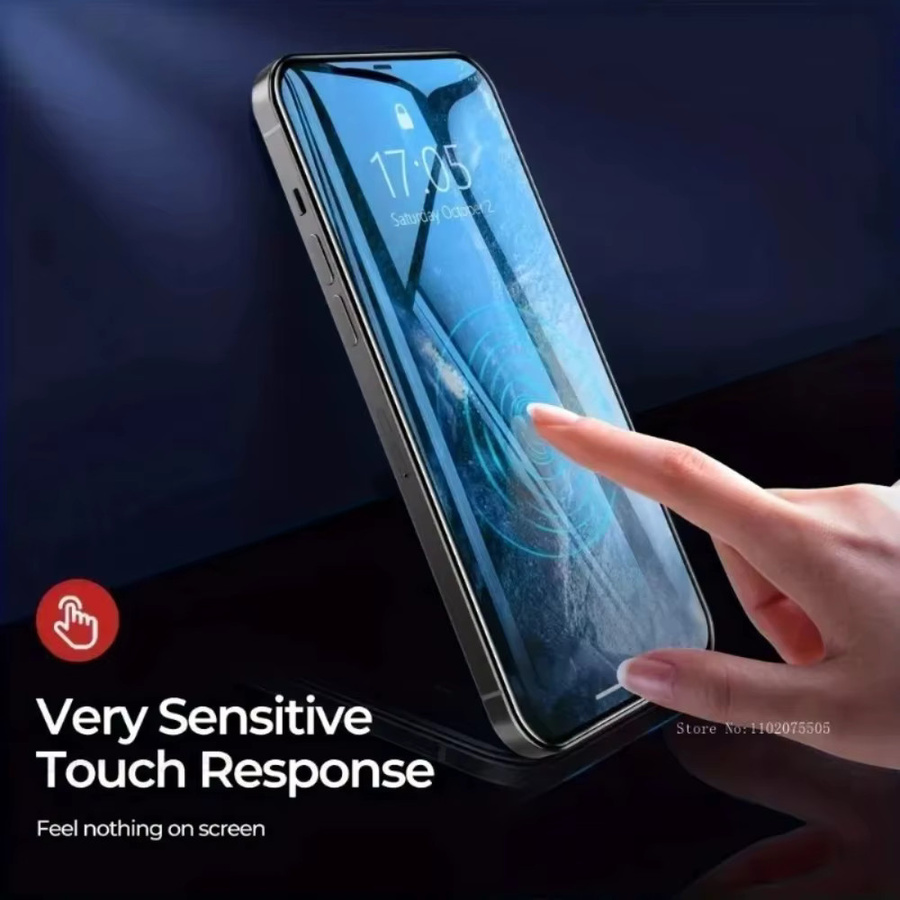 8-teiliges Schutzset für iPhone mit 4 transparenten Panzerglas-Displays und 4 Objektivschutzfolien - Bild 5