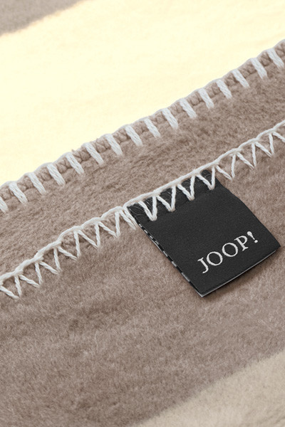 Wohndecke JOOP! FABRICS STUDIO in Beige mit Streifen, B/T: 150 x 200 cm - Bild 3
