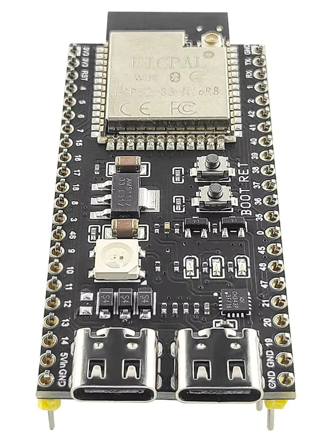 ESP32-S3 N16R8 Development Board mit 2,4G Wifi Modul und Typ-C Anschluss in Schwarz - Bild 6