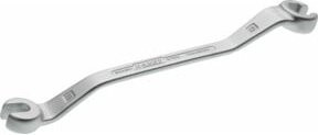 Hazet Doppel-Ringschlüssel 612N-11X13 in Silber mit Außen-Sechskant Profil 11 x 13 mm - Bild 1