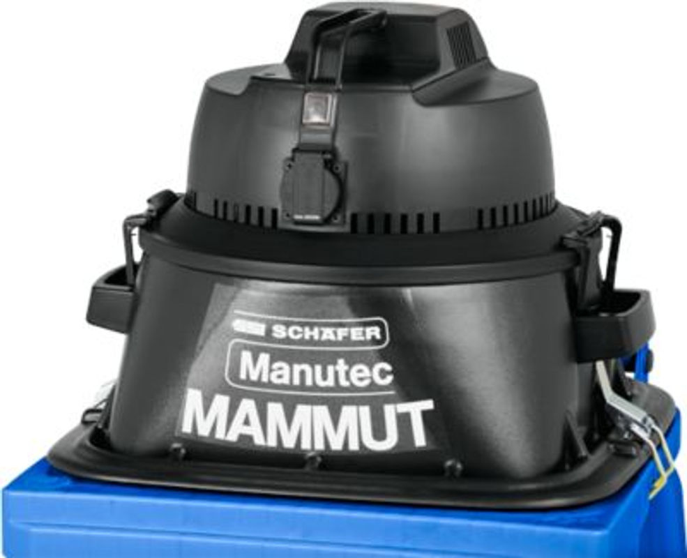Manutec-Mammut Aufsatzsauger für 120 l Mülltonnen mit Werkzeugsteckdose, 1 Patronenfilter und 1 Vliesfilter - Bild 2